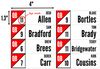 2024-2025 Fantasy Football Draft Player Labels